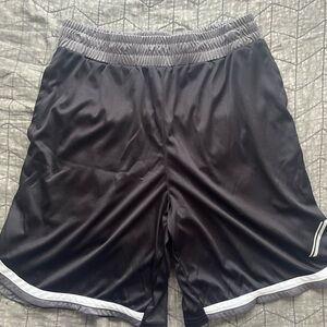 Black Athletic Men's Shorts